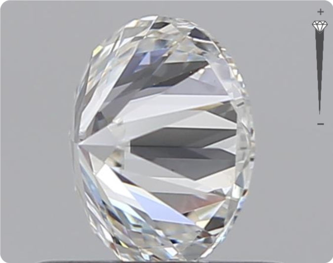 Natural 0.59ct GIA Diamond | Color D | Clarity VS2 | Round Cut | VG EX EX #D10567
