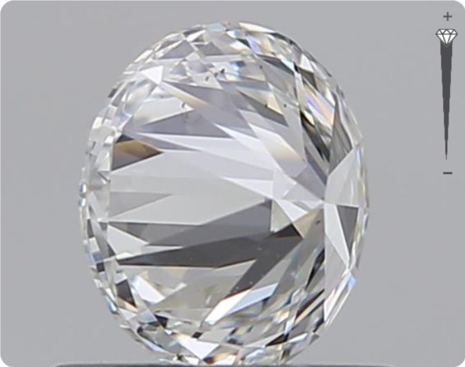 Natural 0.59ct GIA Diamond | Color D | Clarity VS2 | Round Cut | VG EX EX #D10567