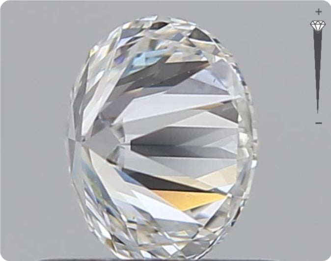 Natural 0.59ct GIA Diamond | Color D | Clarity VS2 | Round Cut | VG EX EX #D10567