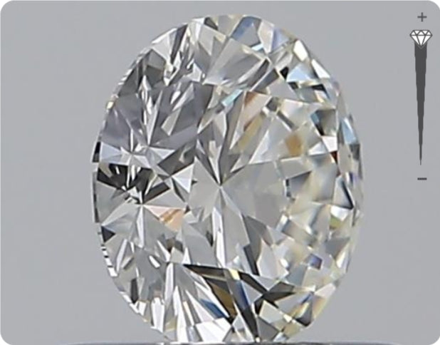 Natural 0.53ct GIA Diamond | Color G | Clarity VVS2 | Round Cut | EX EX EX #D10568