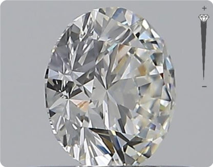 Natural 0.53ct GIA Diamond | Color G | Clarity VVS2 | Round Cut | EX EX EX #D10568