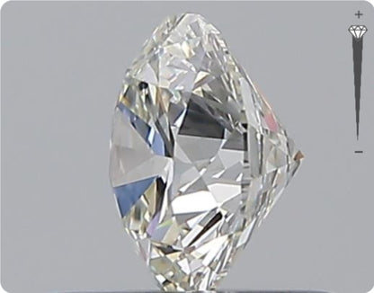 Natural 0.53ct GIA Diamond | Color G | Clarity VVS2 | Round Cut | EX EX EX #D10568