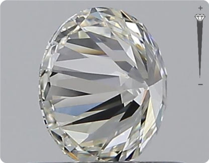 Natural 0.53ct GIA Diamond | Color G | Clarity VVS2 | Round Cut | EX EX EX #D10568