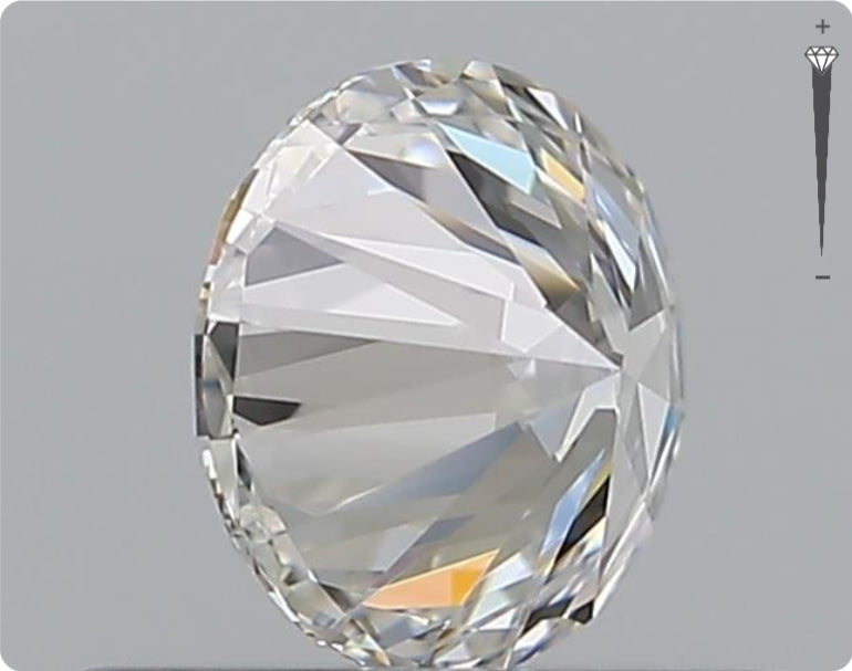 Natürlicher 0.50ct GIA Diamant | Farbe F | Reinheit VVS1 | Rundschliff | EX EX EX #D10569