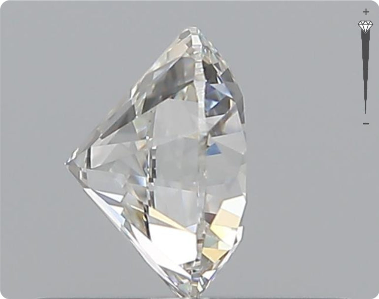 Natürlicher 0.50ct GIA Diamant | Farbe F | Reinheit VVS1 | Rundschliff | EX EX EX #D10569