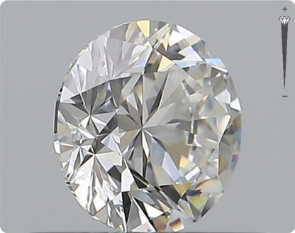 Natürlicher 0.50ct GIA Diamant | Farbe F | Reinheit VVS1 | Rundschliff | EX EX EX #D10569