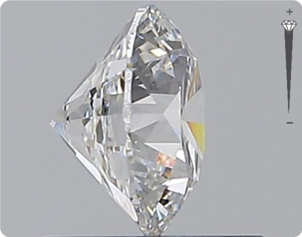 Natural 0.90ct GIA Diamond | Color D | Clarity SI1 | Round Cut | EX EX EX #D10570