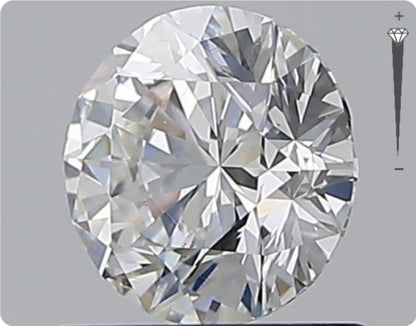 Natural 0.90ct GIA Diamond | Color D | Clarity SI1 | Round Cut | EX EX EX #D10570