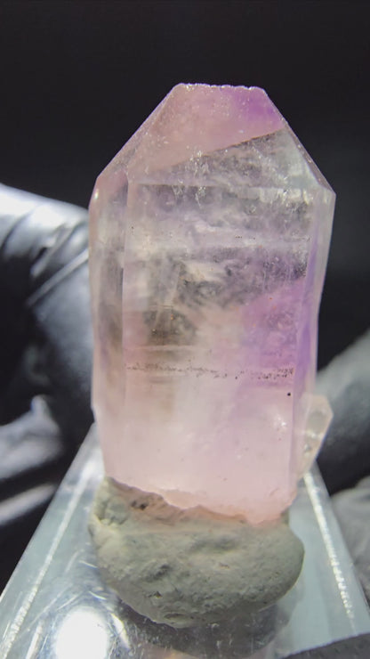 Klare Phantom Amethyst Zepter Spitze Goboboseb Namibia 37*22*15mm Sammlung
