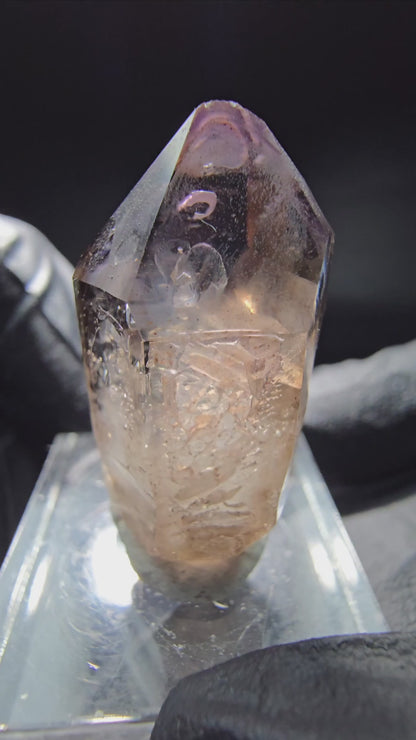 Klare Phantom Amethyst Zepter Spitze Goboboseb Namibia 33*17*14mm Sammlung