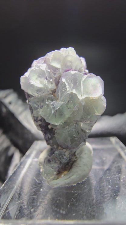 Fluorite Zonare, muscovite, stade orthoclase Erongo, namibie, Collection 29*18*17mm
