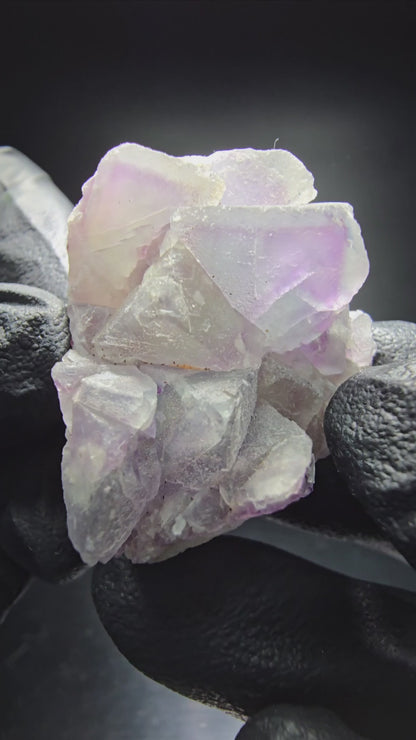 Phantom Fluorite cube niveau vert violet Omehane, Namibie 37*29*17mm collection