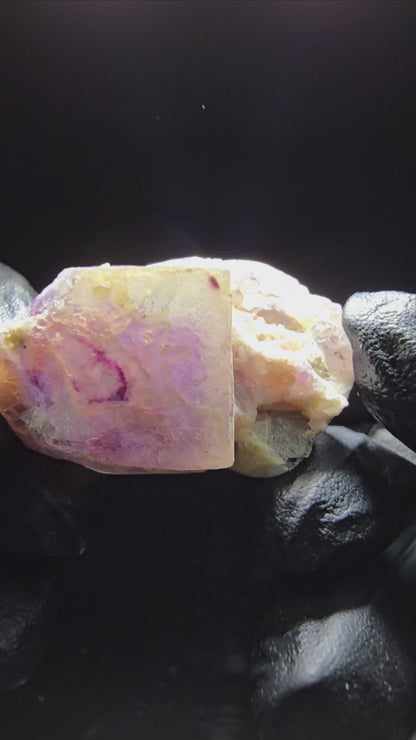 Phantom Fluorite Cube Specimen purple green Omehane, Namibia 40*28*20mm Collection